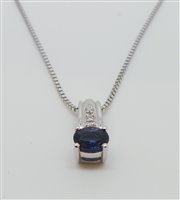 Pendentif Bliss Femme in Or Zaffiro 0.56 Ct BLUZAFFIRO - BLUZAFFIRO